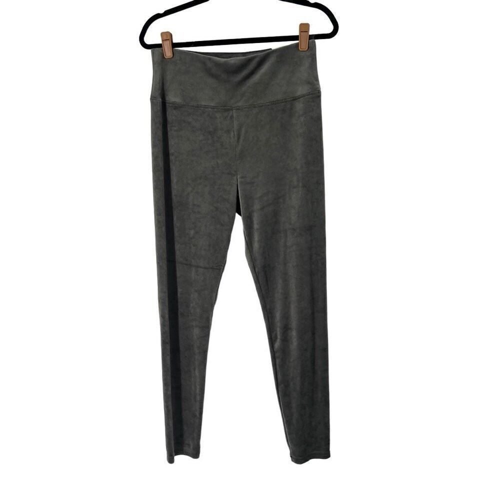 Aerie Dark Gray Velvet High Rise Leggings Sz XL Women’s NWT